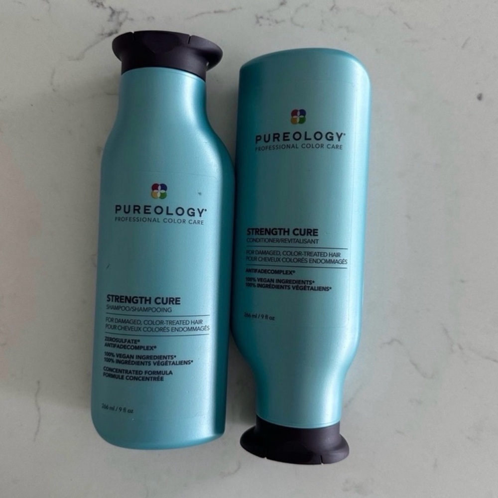 Pureology Strength Cure Shampoo & Conditioner Set – New – Authentic